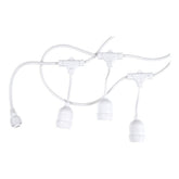 Optonica White Outdoor String Light 10 Bulbs E27 6m
